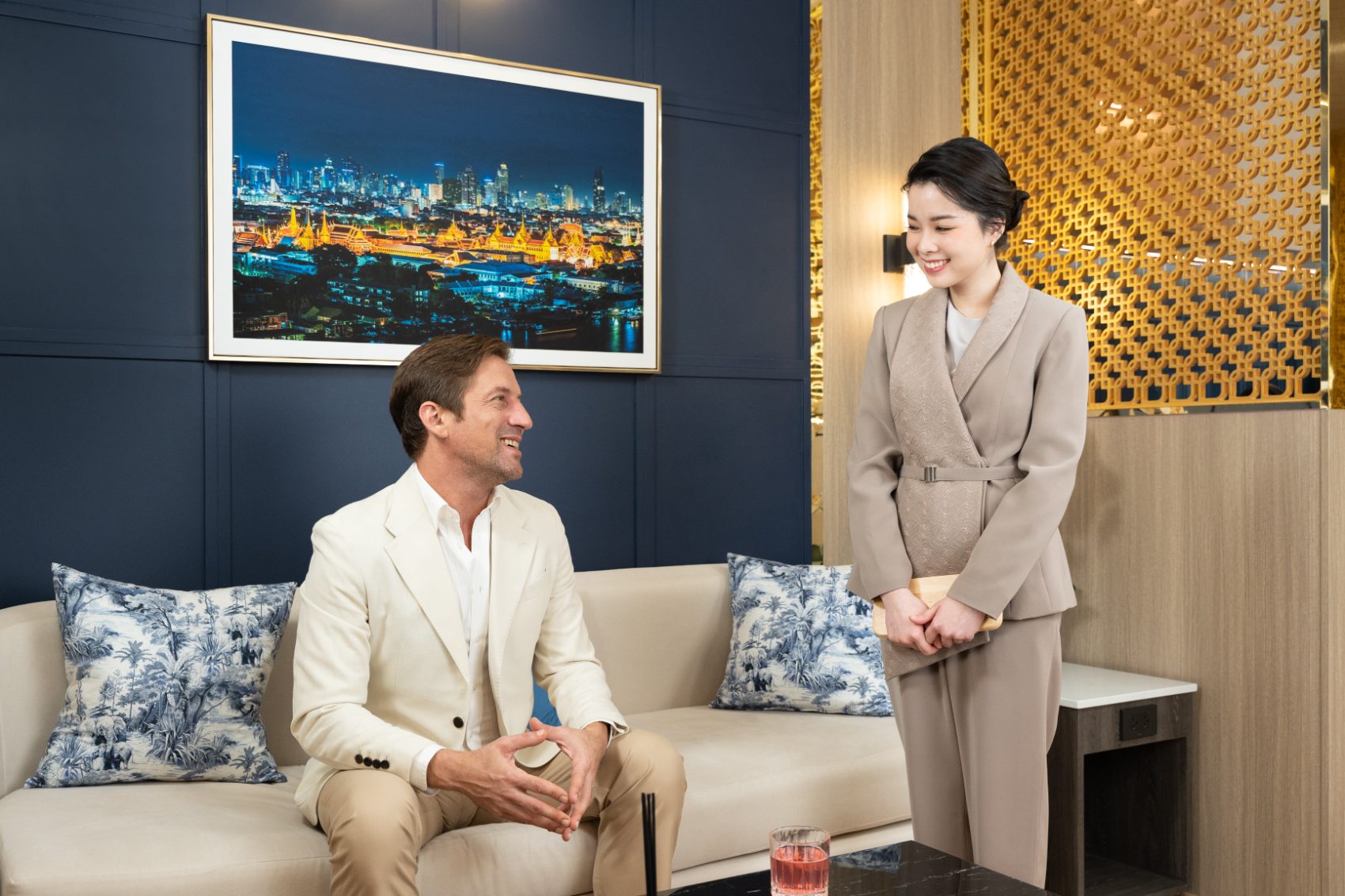 Thailand Privilege ラウンジでのおもてなし
