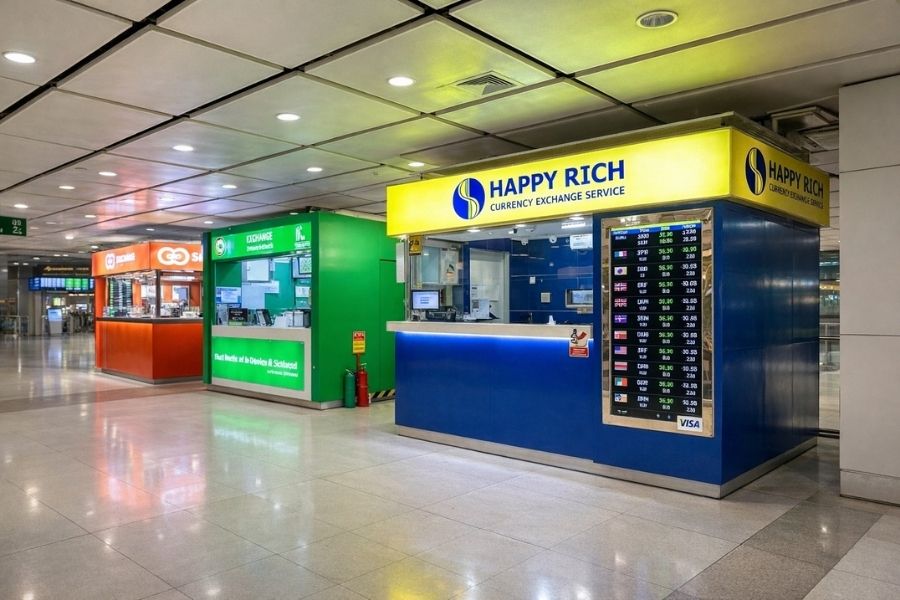 スワンナプーム空港での両替