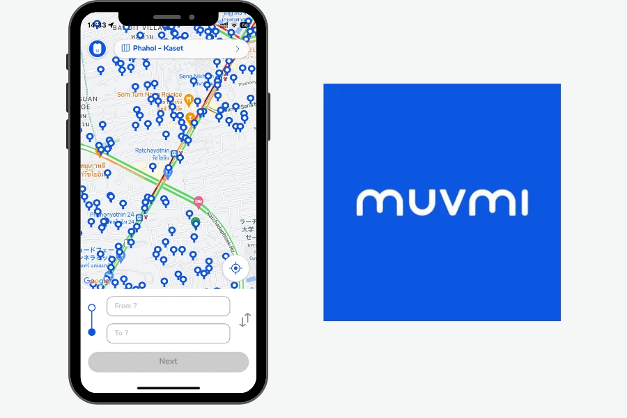MuvMiの電気トゥクトゥク