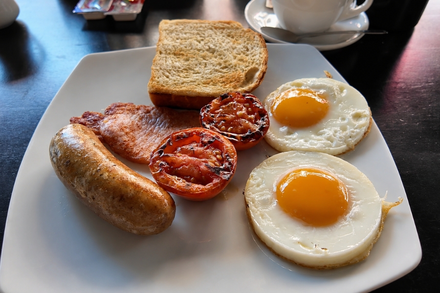 オーシーズの朝食セット